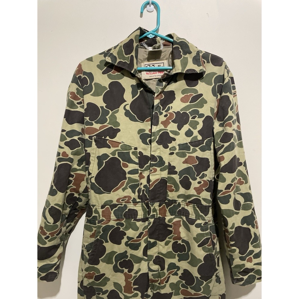 Vintage Walls Duck Camo Coveralls USA Made Sz Small Reg (34-36) Chest